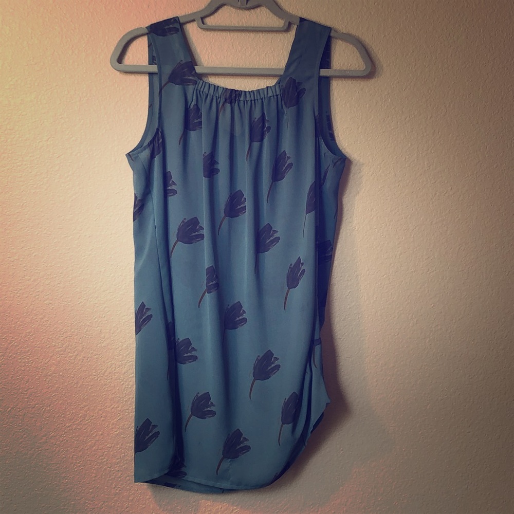 CAbi Tunic Tulip Blouse